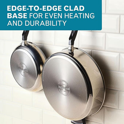 Farberware Classic Series Anniversary Edition Stainless Steel Sauté Pan and Lid - Image 4