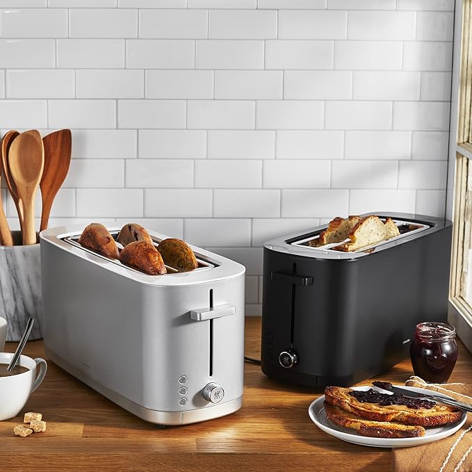 ZWILLING Enfinigy, 4-Slice Long Slot Toaster, Extra Wide 1.5" Slot - Image 8