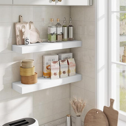 Fun Memories Floating Shelves Set of 2, 24 Inch Floating Shelves - Image 6