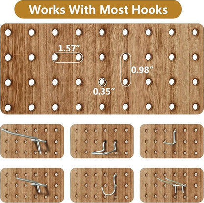 Asnefeli Pegboard Display Room Divider - Image 5