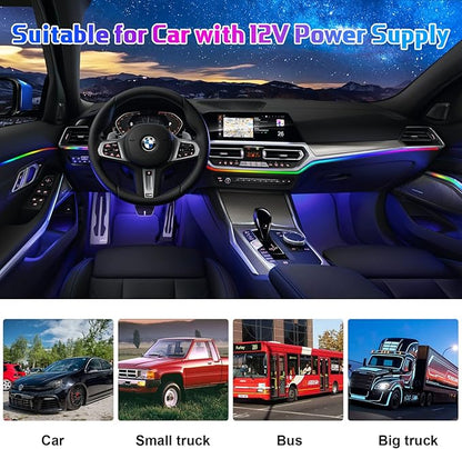 Interior Car LED Strip Lights, Acrylic LED Lights - Image 4