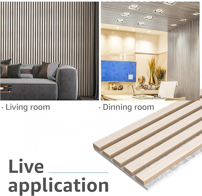 Art3d 4-Piece Wood Slat Acoustic Panels - Image 7
