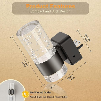 JandCase Night Light, Automatic Night Lights Plug into Wall, Dimmable LED Night - Image 4