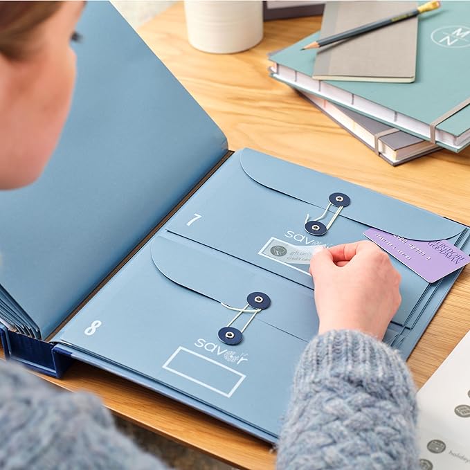 2025 Edition The Folio Document Organizer | Custom Dyed Cloth-Bound Expanding - Image 5