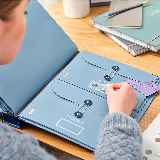 Savor | The Folio™ Document Organizer 2025 Edition | Acid-Free Custom Dyed - Image 5