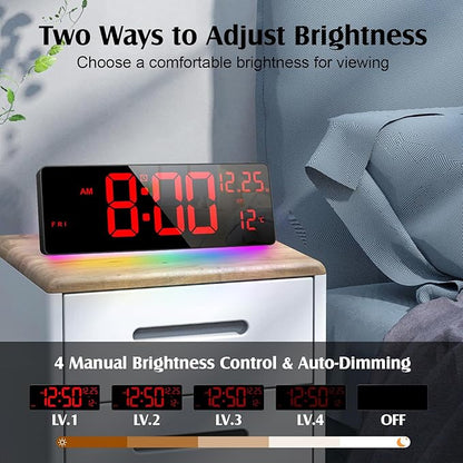 Xflyee 16.5" Large Digital Wall Clock - Image 3
