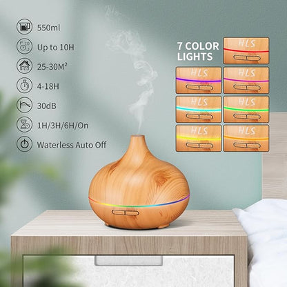 Aroma Diffuser for Essential Oil Large Room, Office Essential Oil Diffusers for - Image 6