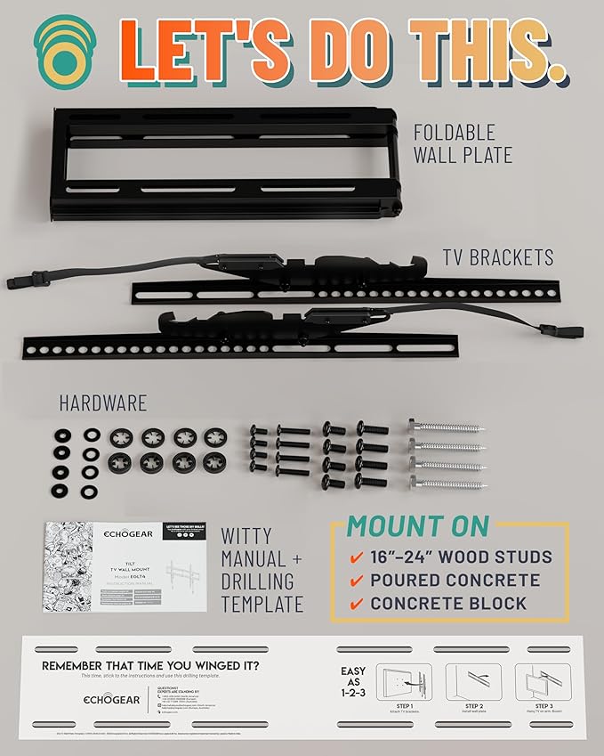 ECHGOGEAR XL Tilting TV Wall Mount - Image 9