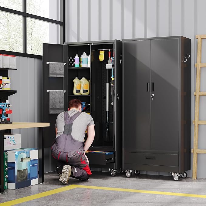 Broom Closet Storage Cabinet - Image 2