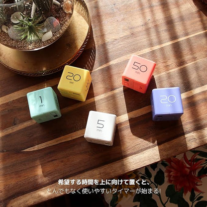 mooas Cube Timer, Timers Cube Flip Block Timers Productivity Gravity Sensor - Image 4