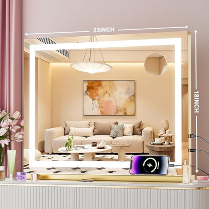Vanity Mirror with Lights, Dimmable 3 Modes, Memory Function, Smart Touch - Image 2