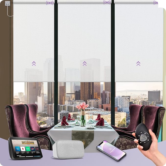 Graywind Motorized Solar Shades Compatible by Graywindbeyondshading