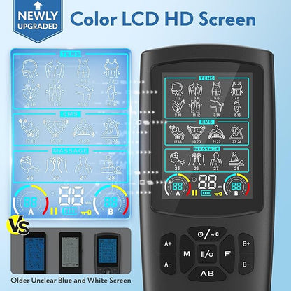 3-in-1 TENS Unit Muscle Stimulator - Image 2