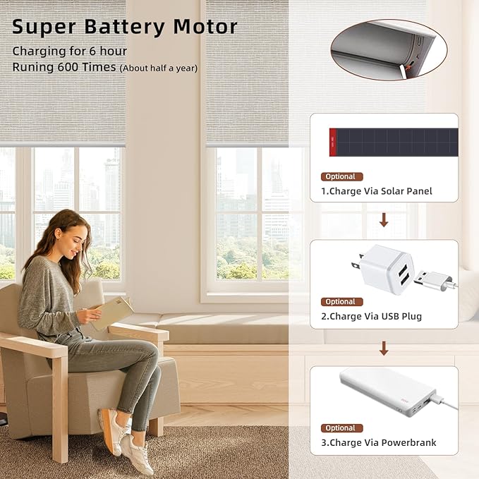 Motorized Blinds Roller Shade - Image 5