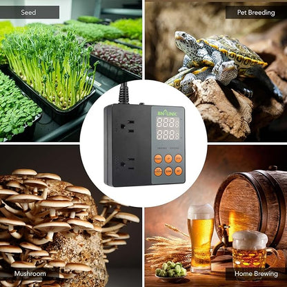 BN-LINK Smart WiFi Digital Temperature Controller Heating Cooling, Works - Image 8