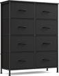 SONGMICS Dresser for Bedroom, Chest of Drawers, 8 Non-Woven Fabric Drawers by SONGMICSbySONGMICSHOME