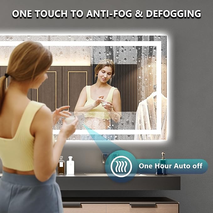 YEELAIT 72x36 Inch LED Bathroom Mirror - Image 5