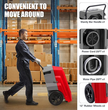 MOUNTO 180Pints Commercial Dehumidifier - Image 4