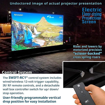 Elite Screens Kestrel Tab-Tension 3 CineWhite, 135 inch 16:9 Aspect Ratio - Image 3