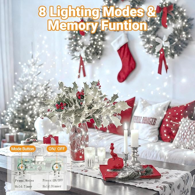 litogo 3 Pack Fairy Lights Battery Operated - Image 2