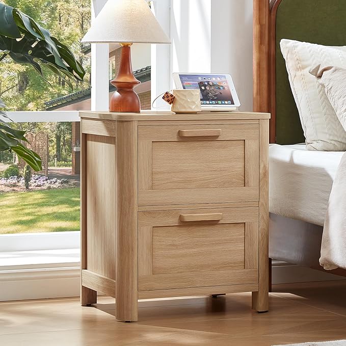 Joaxswe Farmhouse Nightstand Set of 2 - Image 2