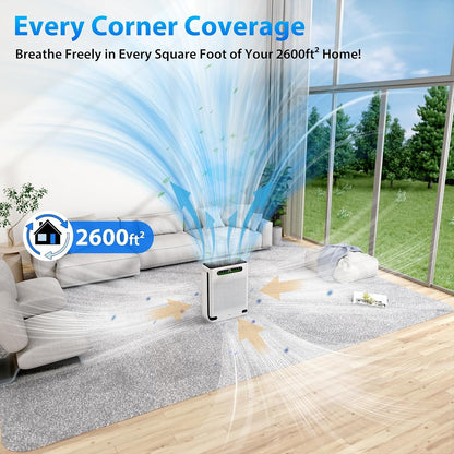 freaire air purifiers for home large room up shown in use