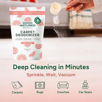 Good Natured Brand | Carpet Deodorizer & Freshener Powder | 31 oz Pet Odor - Image 3