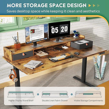 DEVAISE 55×28 Inch Electric Standing Desk - Image 4