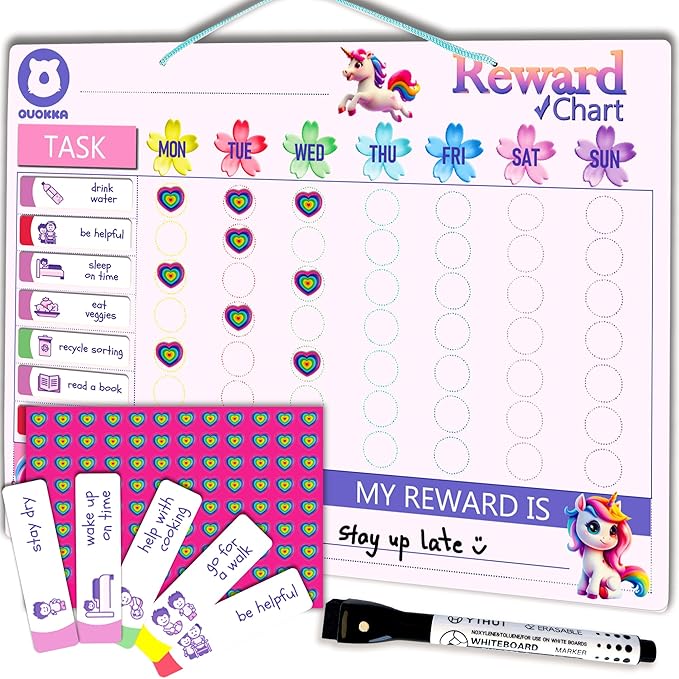 QUOKKA Magnetic Kids Chore Chart by QUOKKA
