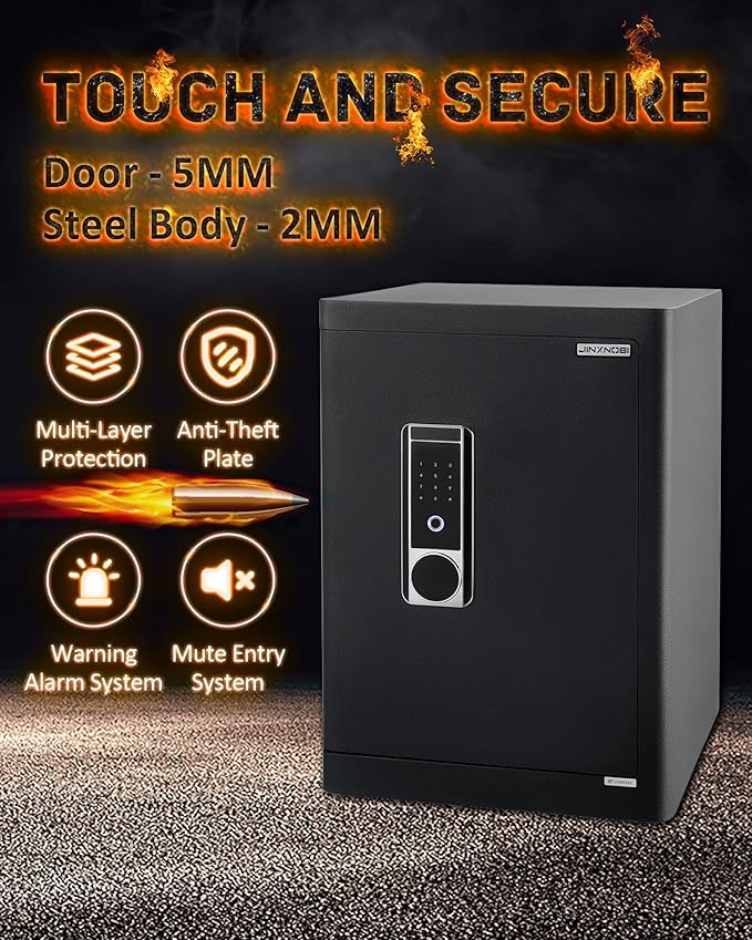 Luxury Large Biometric Safe, Jewelry Safes - Image 4