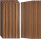 AUTORIFIC Wood Veneer Sound Panels, 10 Pack 47.2”x23.6” Wall Panels, Decorative by AUTORIFIC