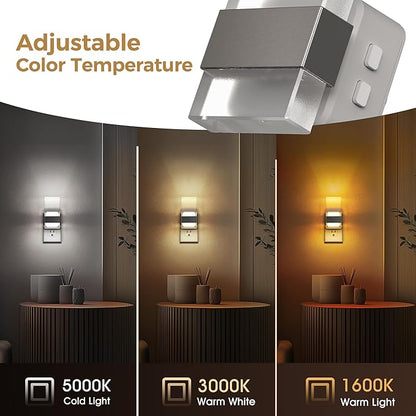 L LOHAS LED Night Light, 2 Pack Adjustable Color Temperature Night Lights Plug - Image 2