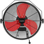 Fanqiebros 4580 CFM 18 inch High Velocity Wall Mounted Fan, 3-Speed Metal Fan by Fanqiebros