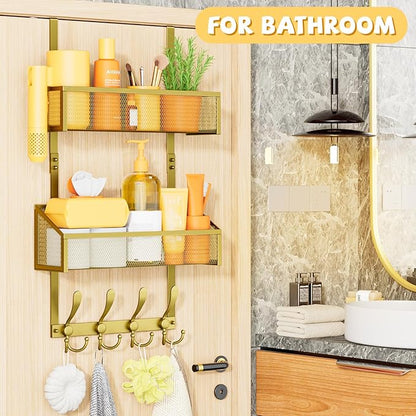 Kaiferty Over The Door Hooks Organizer, Coat Rack Over The Door Storage Hanger - Image 7