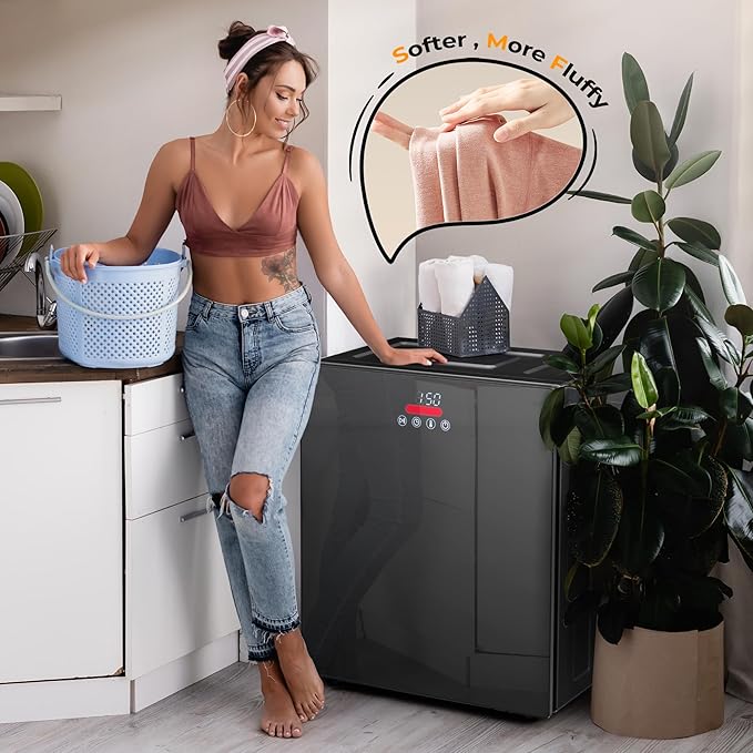 EUHOMY 1.5 Cu.ft. Portable Clothes Dryer, 850W Compact Dryer - Image 5