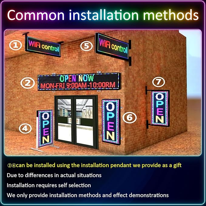 programmable led sign custom scrolling digital signage display screen outdoor - Image 3