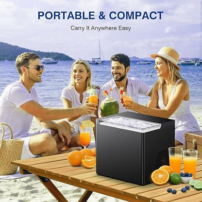 Ice Makers Countertop, 9 Ice Cubes in 6 Mins Portable Ice Maker, 2 Sizes of - Image 7