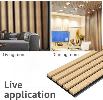 Art3d 4pcs-107 x 8in Slat Acoustic Panel - Image 3