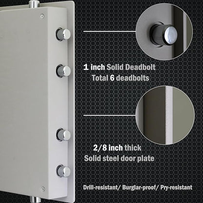 ProtexSafe Fireproof Steel Home Safe - Image 4