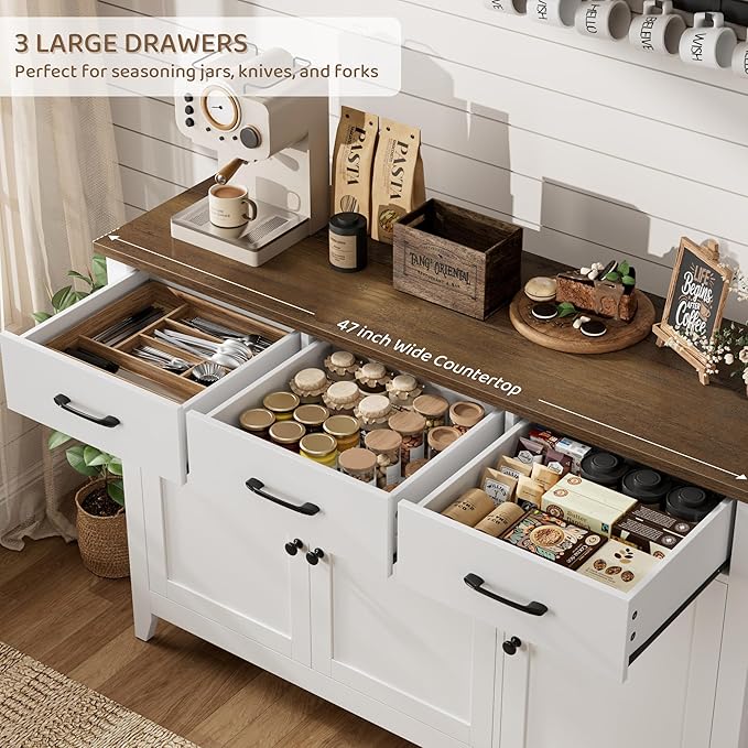 HORSTORS 47" Buffet Cabinet - Image 5