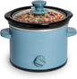 COOK WITH COLOR 2QT Mini Electric Round Slow Cooker by CookwithColor