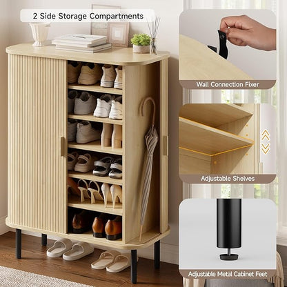 ONBRILL 6-Tier Shoe Cabinet - Image 4