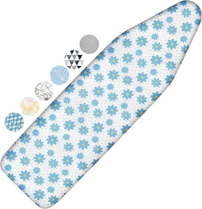 Ironing Board Cover and Pad, 15x54 Standard Size Thick Iron Padding, Scorch & by Dalykate