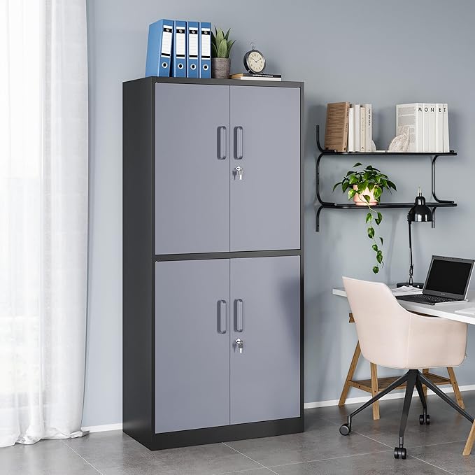 MIIIKO Metal Garage Storage Cabinet - Image 5