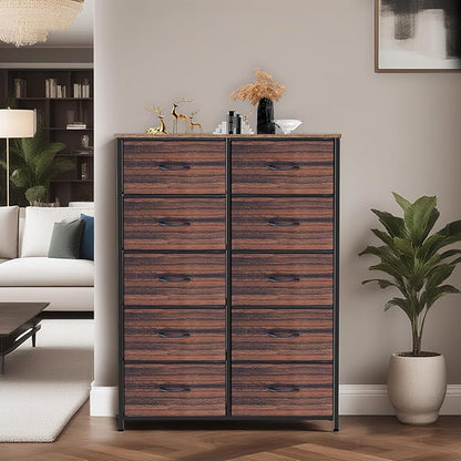 Dresser for Bedroom with 10 Drawers, Chest of Drawers, Storage Drawers - Image 2