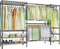 Ulif E11 Heavy-Duty Garment Rack, Metal Freestanding Clothes Rack and Closet by Ulif