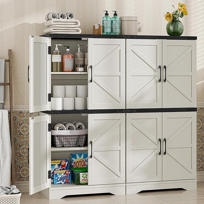 Farmhouse Floor Storage Cabinet - Image 5