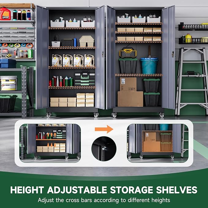 Letaya Metal Garage Storage Cabinets - Image 5
