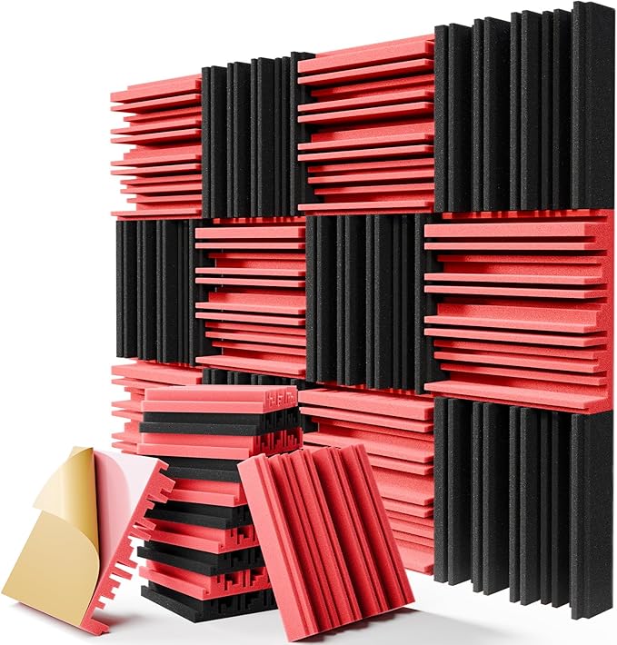 12 Pack Sound Proof Foam Panels by ZELMINE