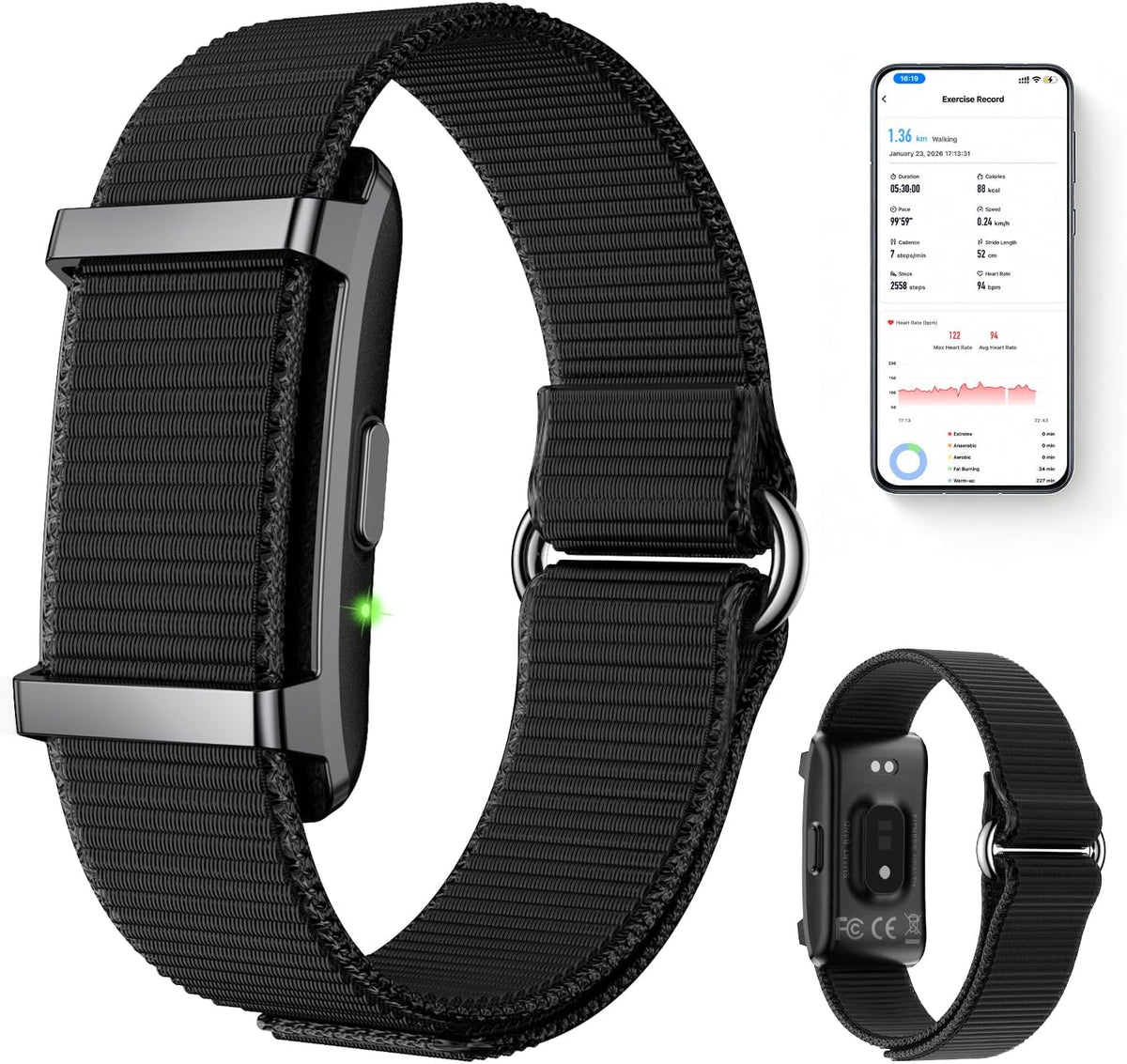 smart bracelet fitness trackers for men women, smart, main product view